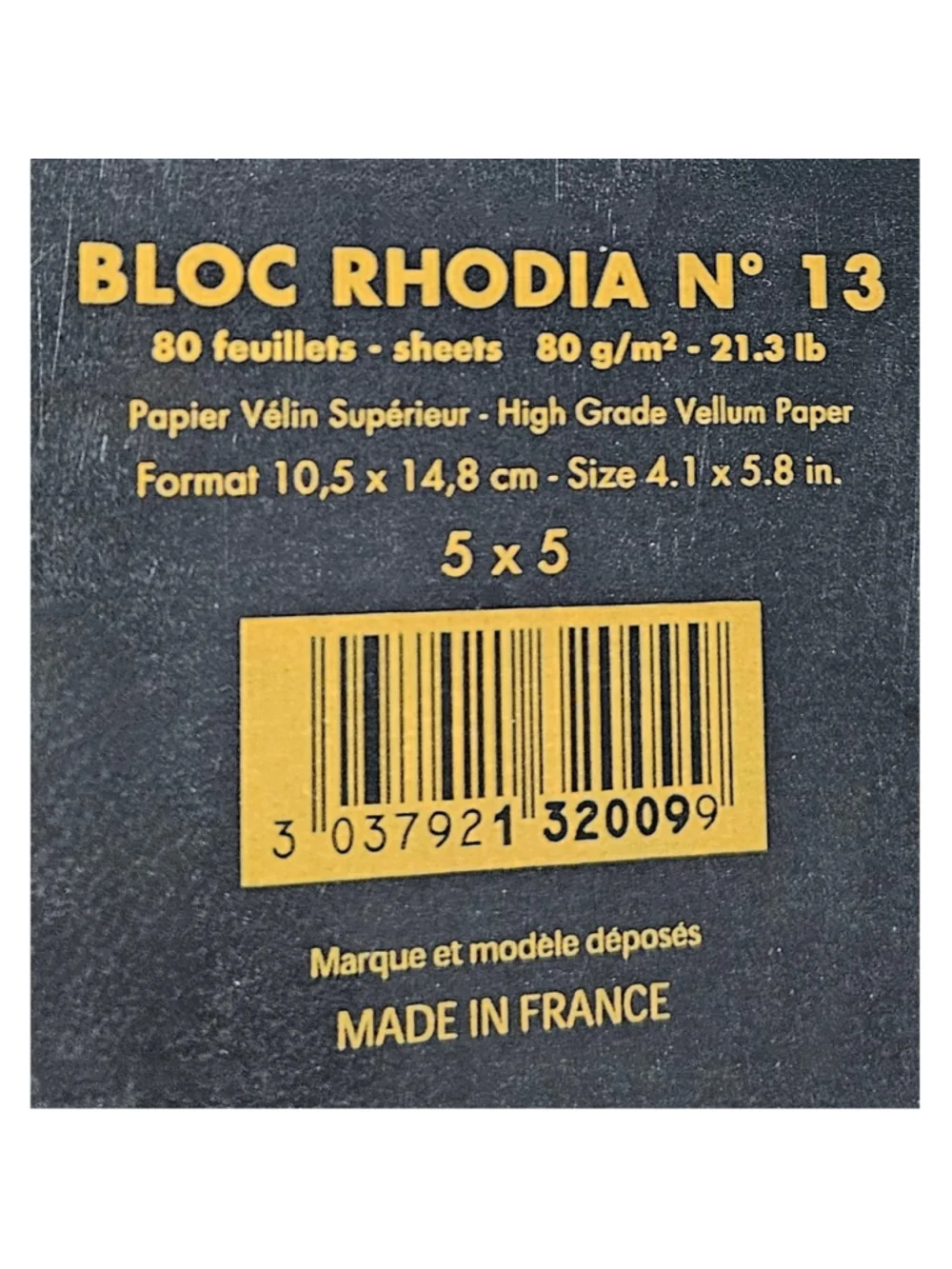 3 Rhodia cf132009 13 80 Sheets 0.2